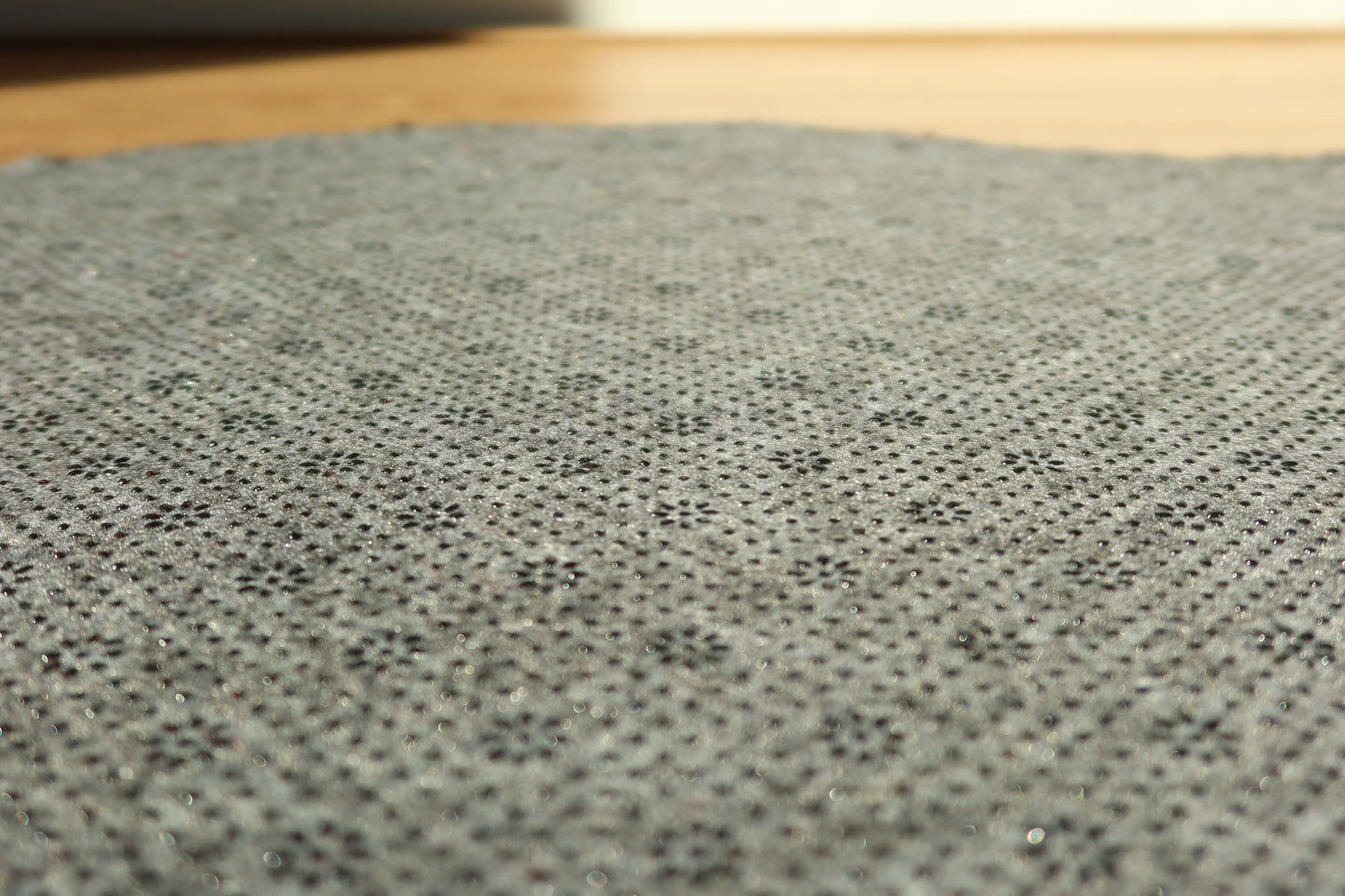 Non-Slip Backing of Green Spotted Puffer (Tetraodon nigroviridis) Rug – Secure and Comfortable for Any Room