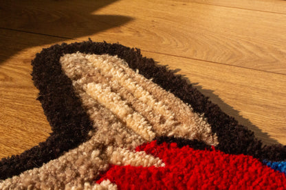 Neon Tetra (Paracheirodon innesi) Rug – Tail Detail Showcasing Vibrant Red and Black Colors